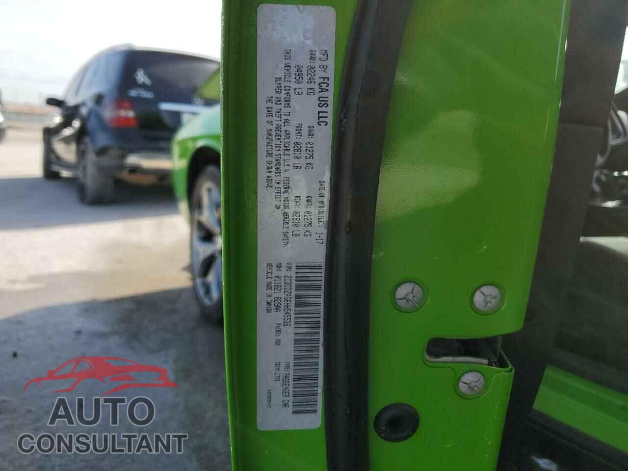 DODGE CHALLENGER 2017 - 2C3CDZAG6HH545536