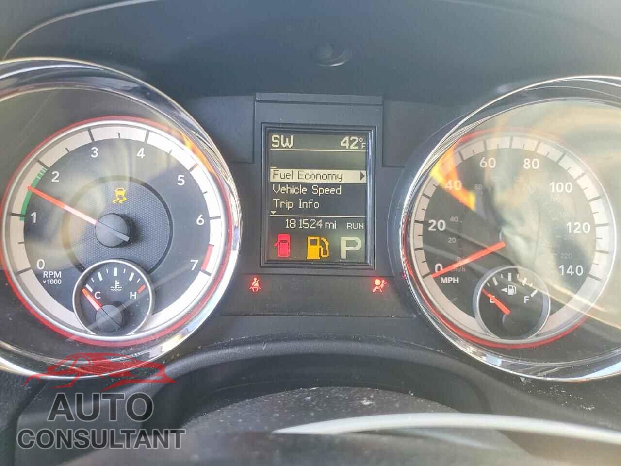 DODGE DURANGO 2012 - 1C4RDJAG5CC151951