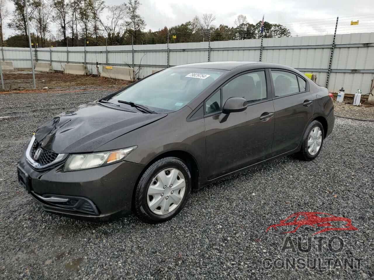 HONDA CIVIC 2013 - 2HGFB2F51DH509326