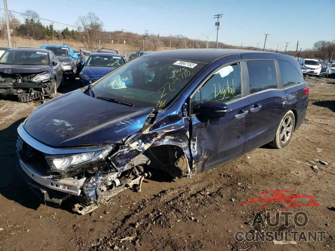 HONDA ODYSSEY 2022 - 5FNRL6H58NB016330