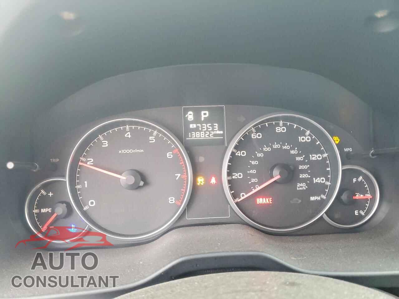 SUBARU OUTBACK 2013 - 4S4BRCCC9D3308600