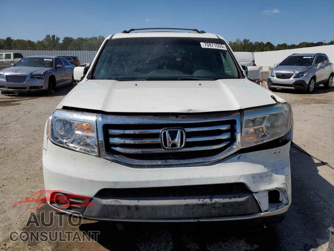 HONDA PILOT 2012 - 5FNYF3H56CB038308