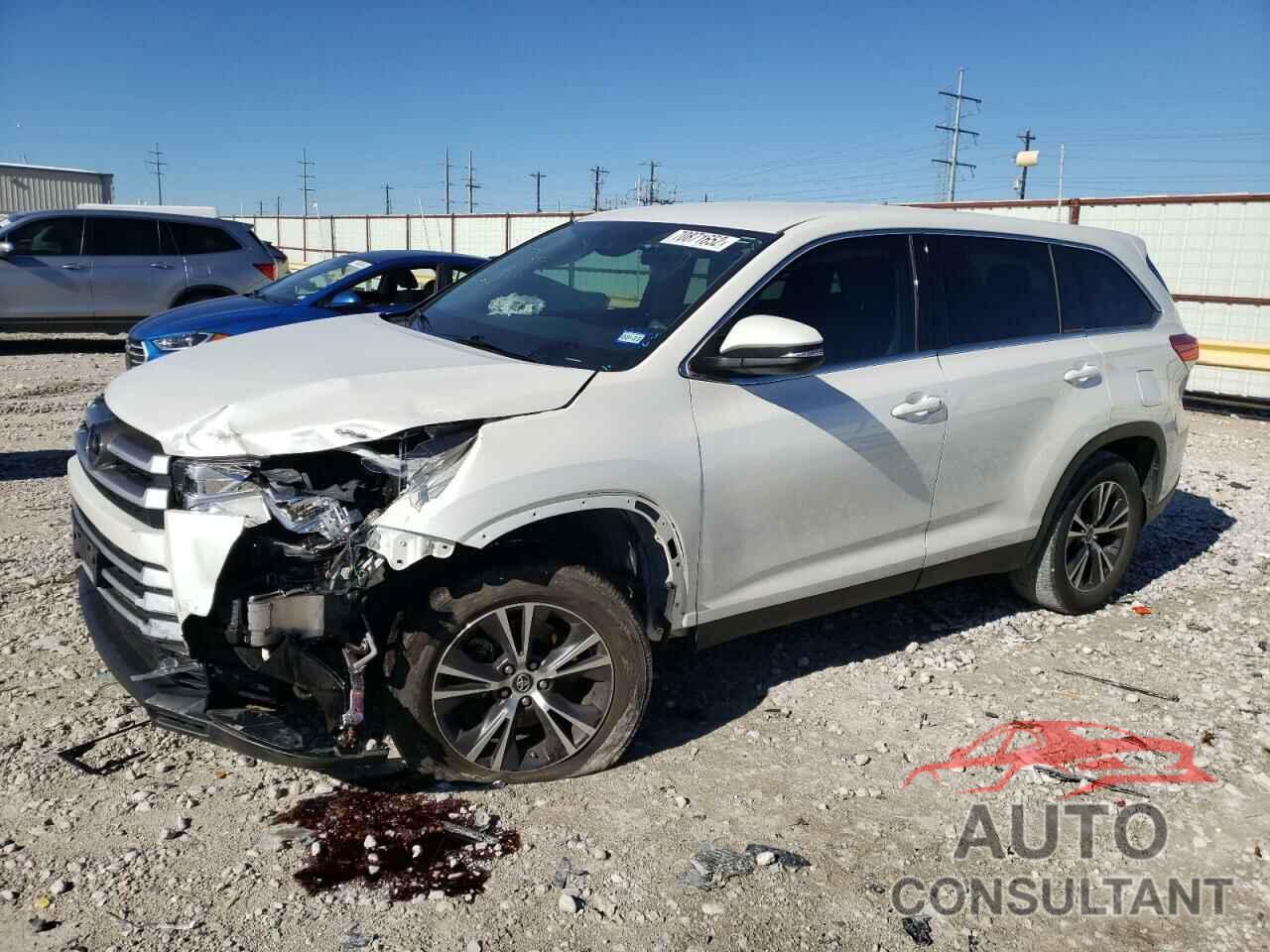 TOYOTA HIGHLANDER 2019 - 5TDZZRFH5KS302124
