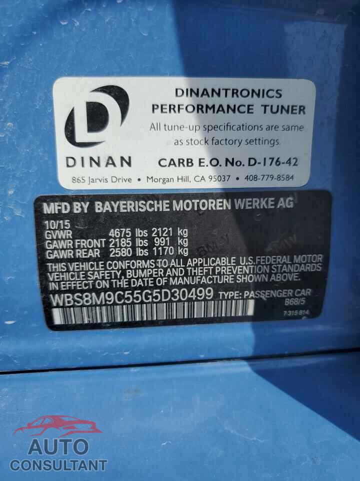 BMW M3 2016 - WBS8M9C55G5D30499