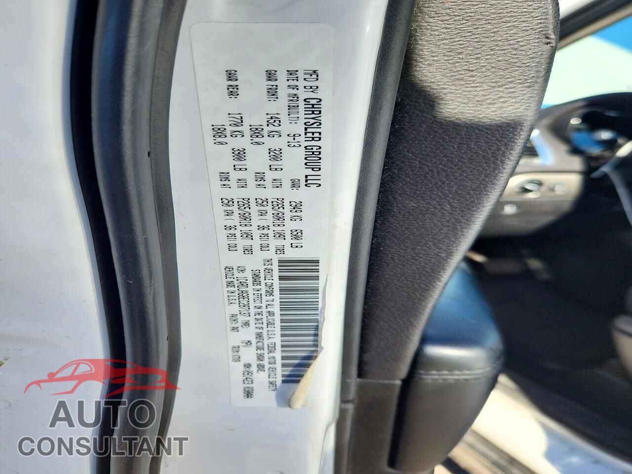 DODGE DURANGO 2014 - 1C4RDJAG8EC287137