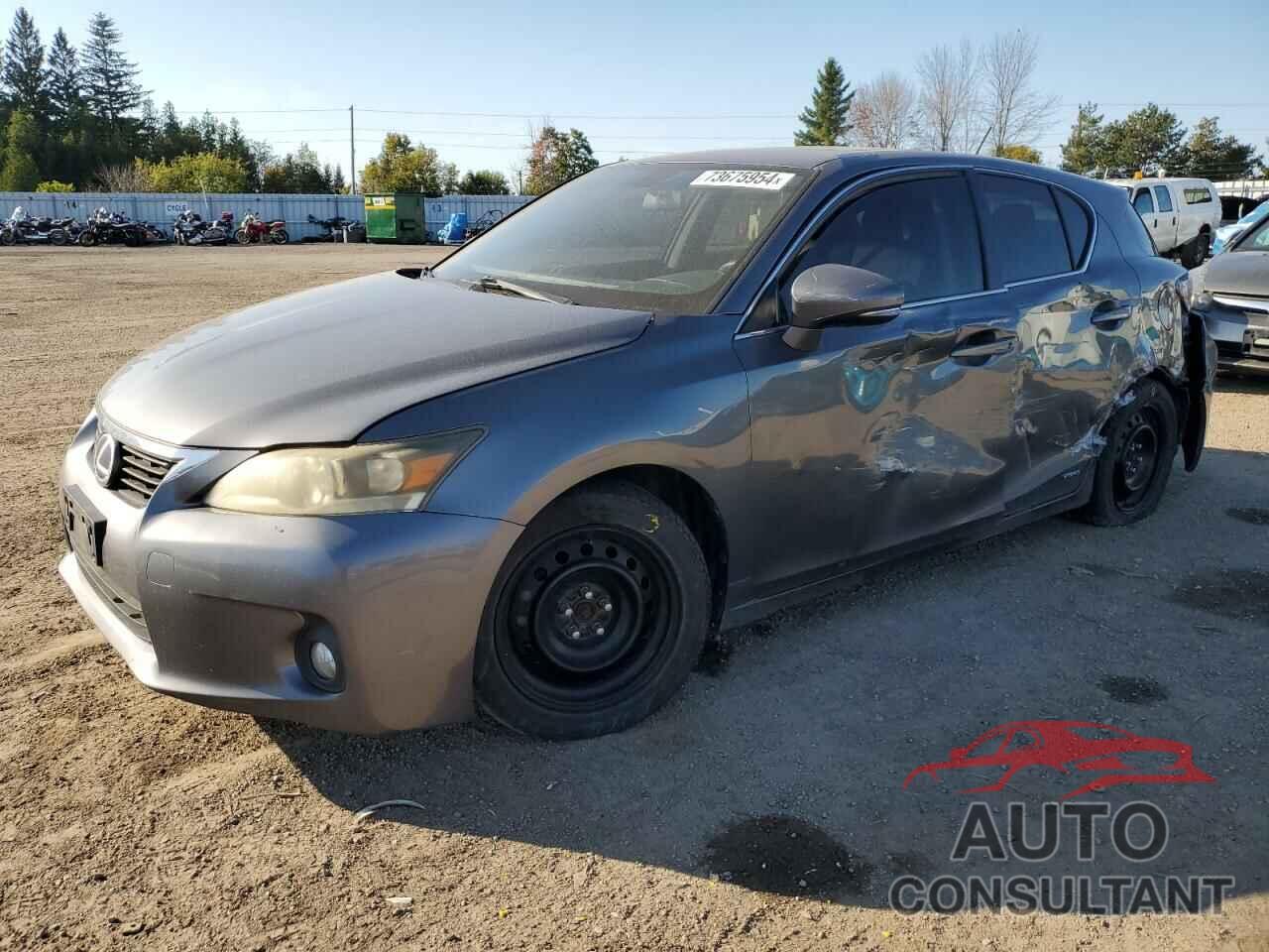 LEXUS CT 200 2012 - JTHKD5BH5C2072476