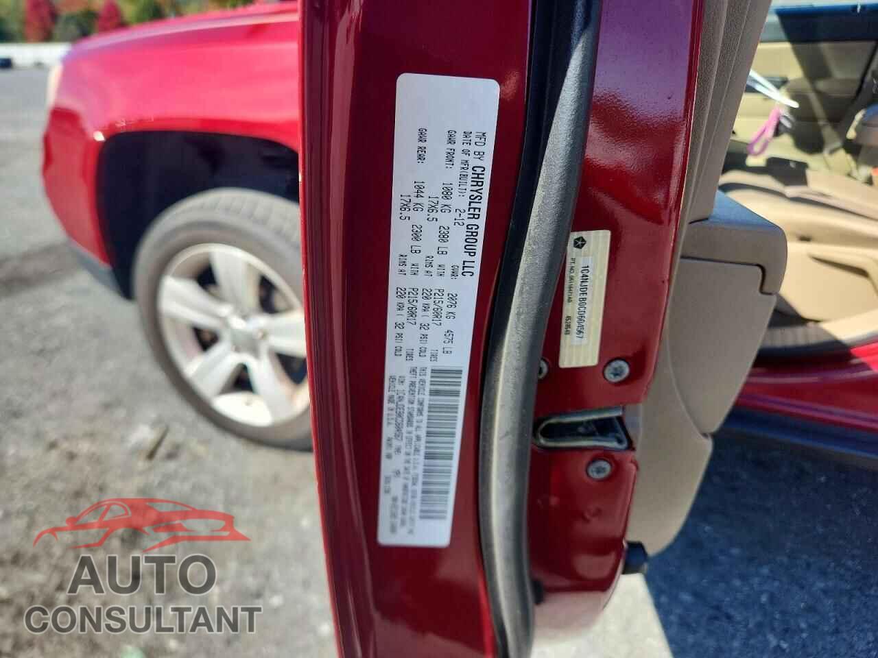 JEEP COMPASS 2012 - 1C4NJDEB0CD604567