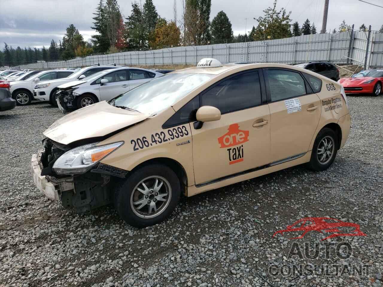 TOYOTA PRIUS 2011 - JTDKN3DU0B5319056
