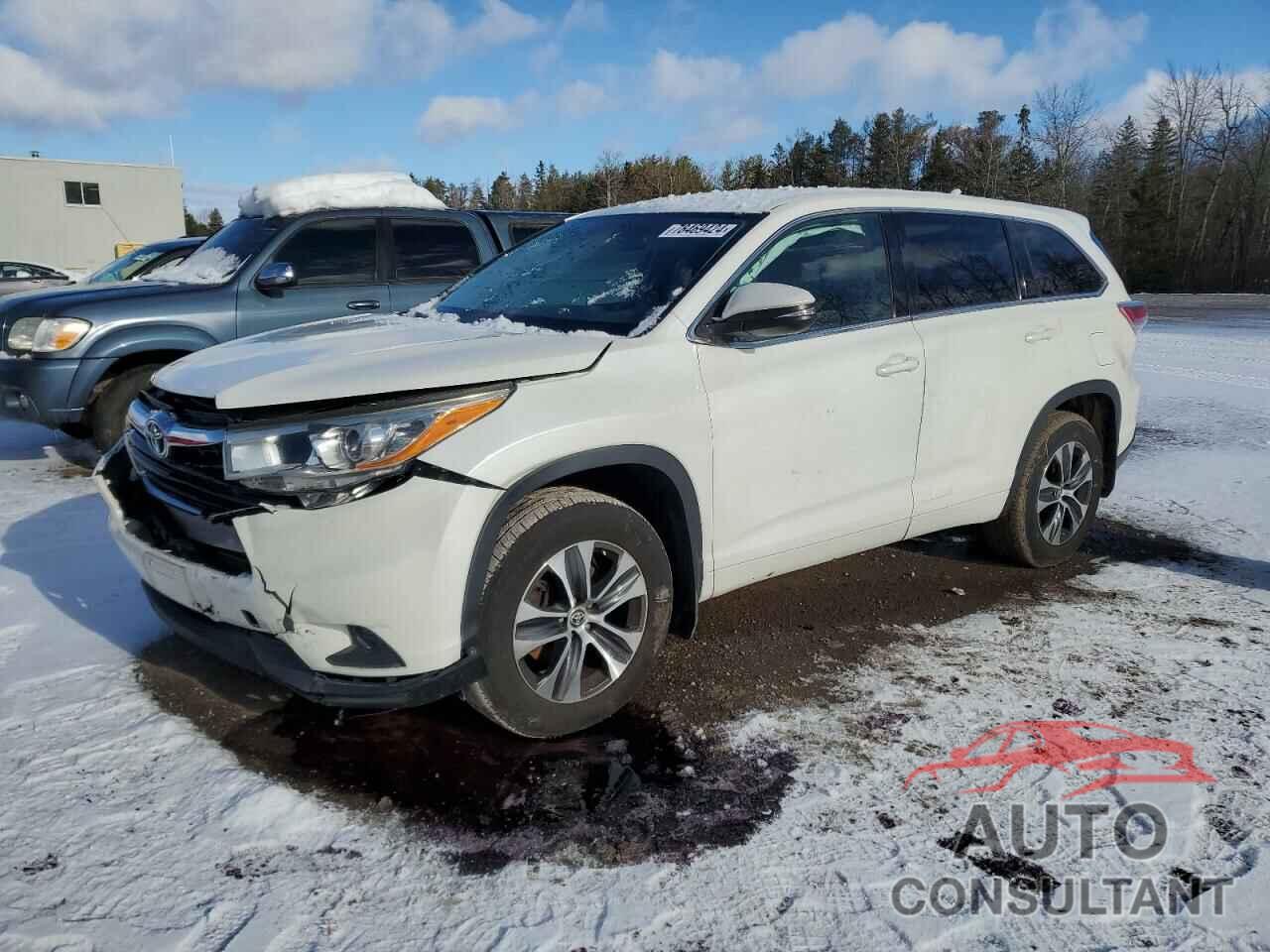 TOYOTA HIGHLANDER 2016 - 5TDBKRFH5GS332799