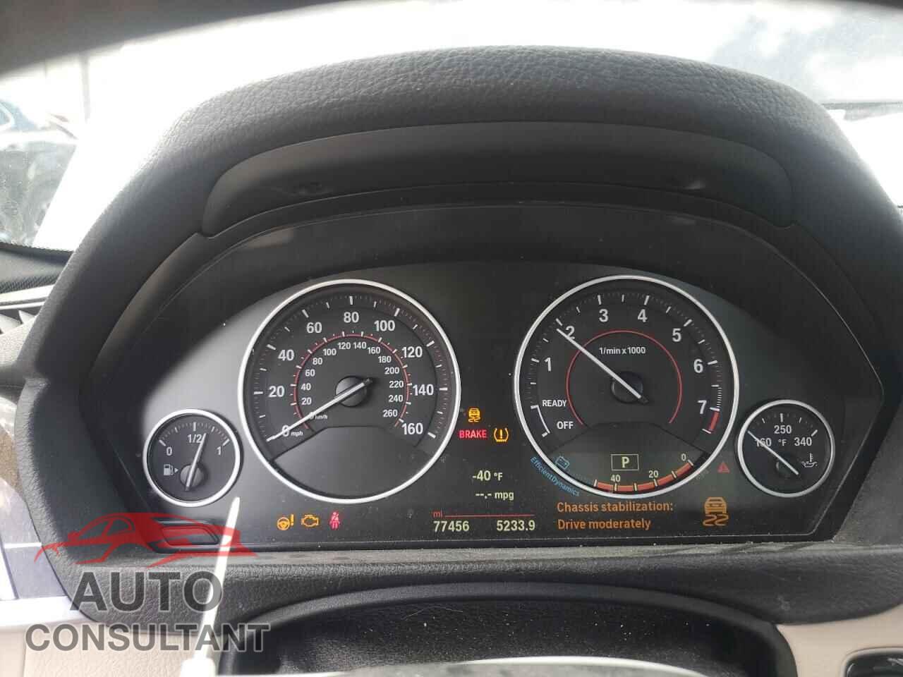 BMW 3 SERIES 2016 - WBA8B7C59GK703122