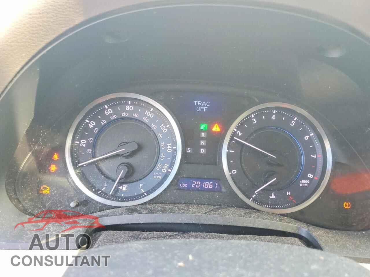 LEXUS IS 2012 - JTHCF5C26C5053281