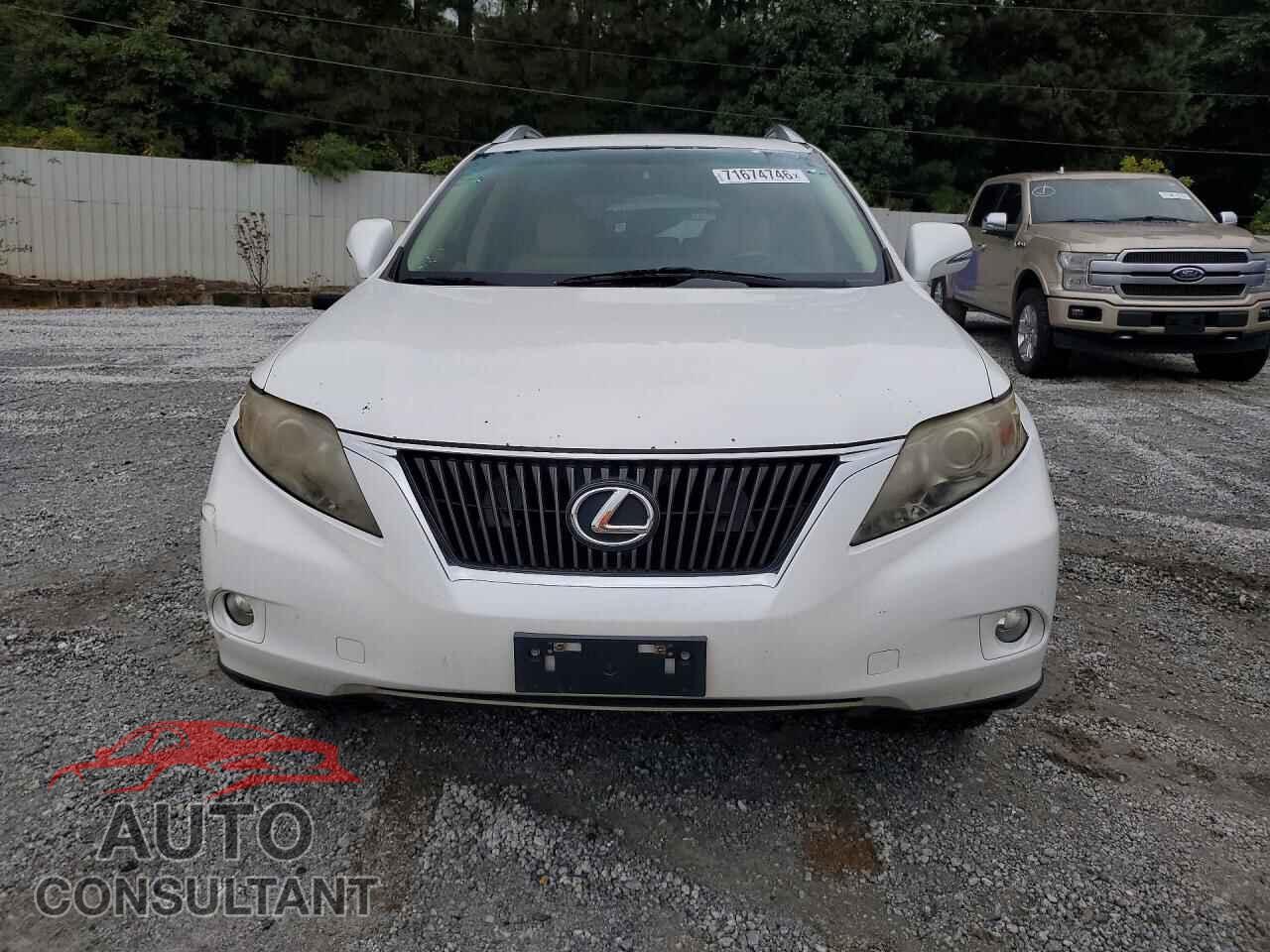LEXUS RX350 2010 - 2T2ZK1BA6AC003842