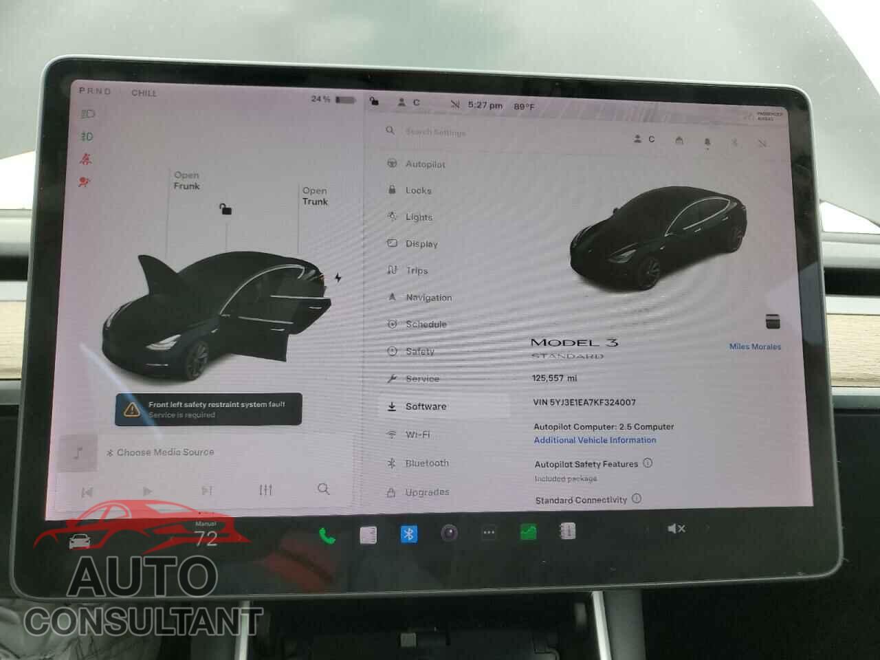 TESLA MODEL 3 2019 - 5YJ3E1EA7KF324007