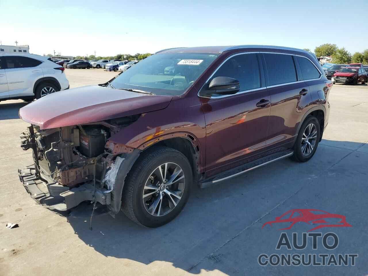 TOYOTA HIGHLANDER 2016 - 5TDKKRFH4GS140340