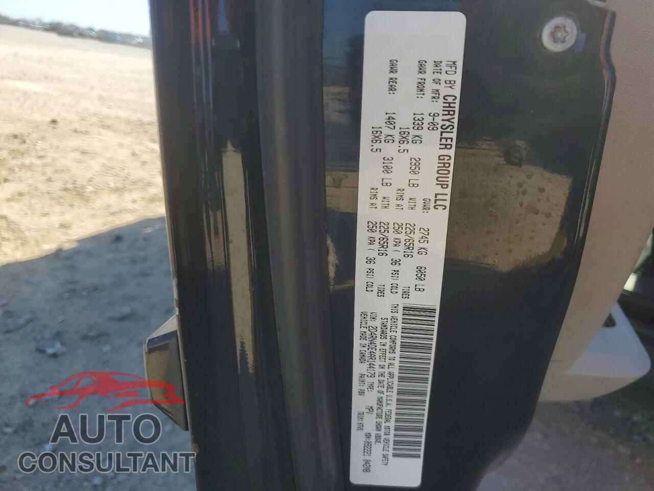 DODGE CARAVAN 2010 - 2D4RN4DE4AR144179