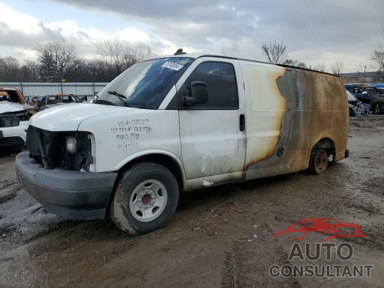 CHEVROLET EXPRESS 2017 - 1GCWGAFG5H1135027
