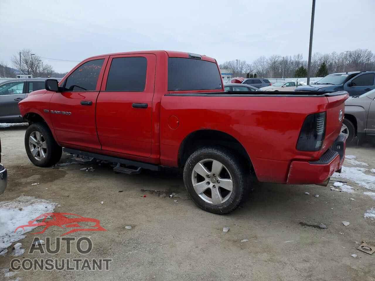 DODGE RAM 1500 2012 - 1C6RD7KT4CS199808