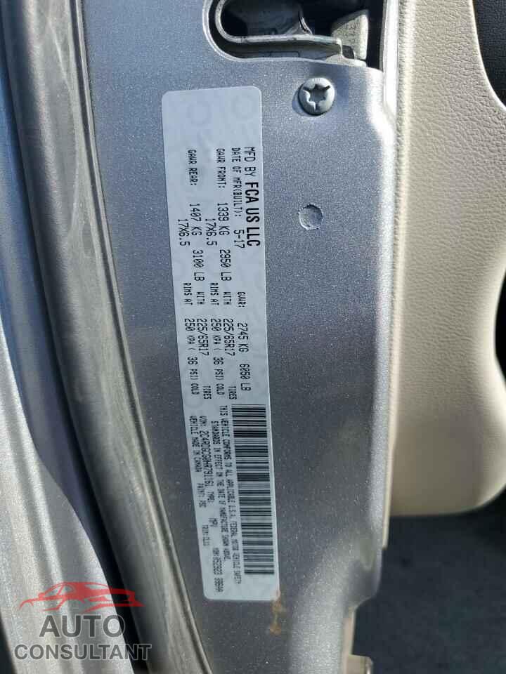 DODGE CARAVAN 2017 - 2C4RDGCG0HR791161