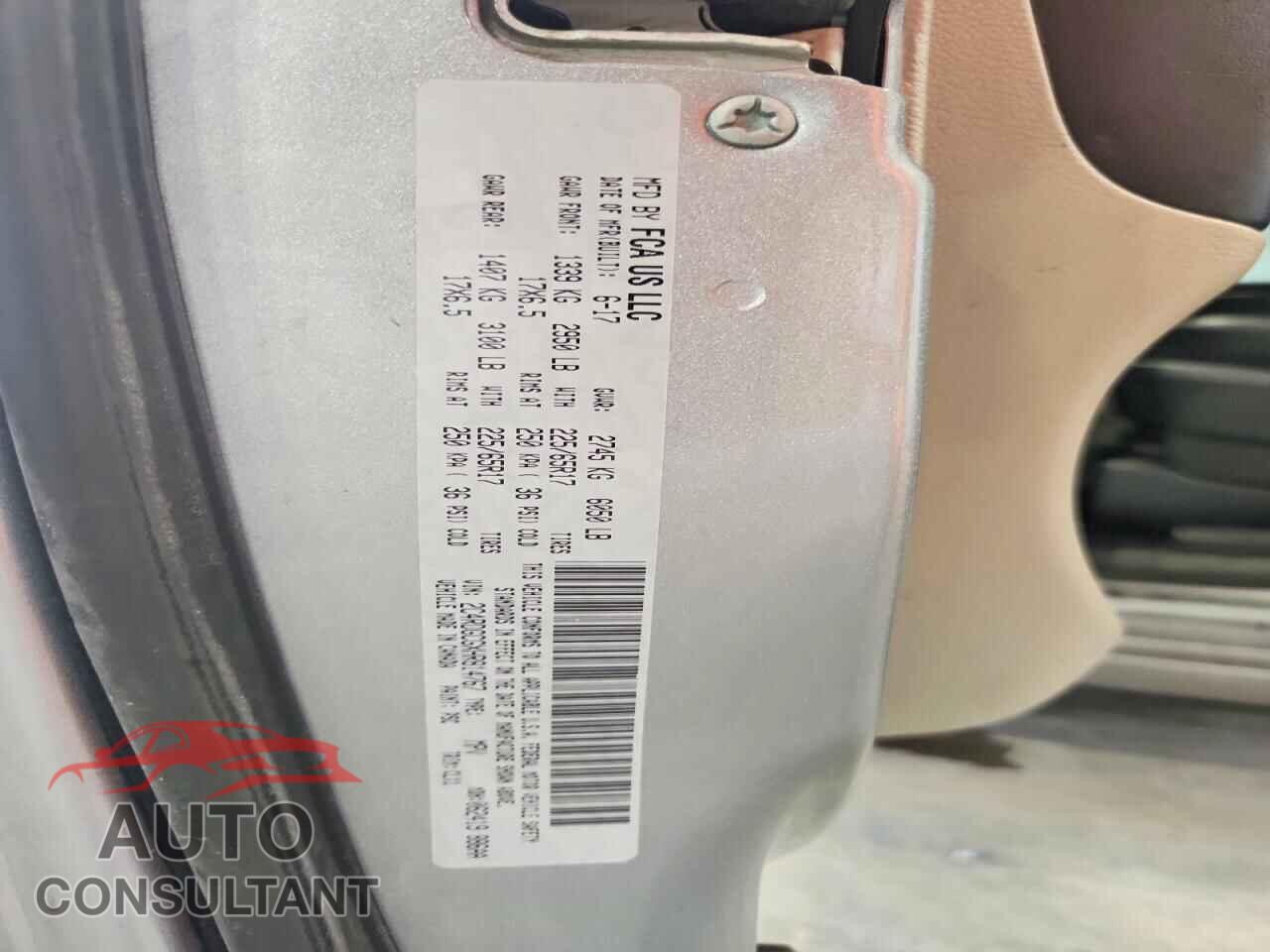 DODGE CARAVAN 2017 - 2C4RDGCGXHR814767