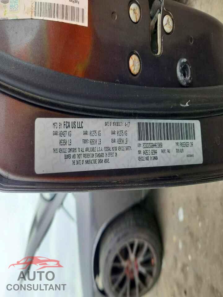 DODGE CHALLENGER 2017 - 2C3CDZGG8HH615058