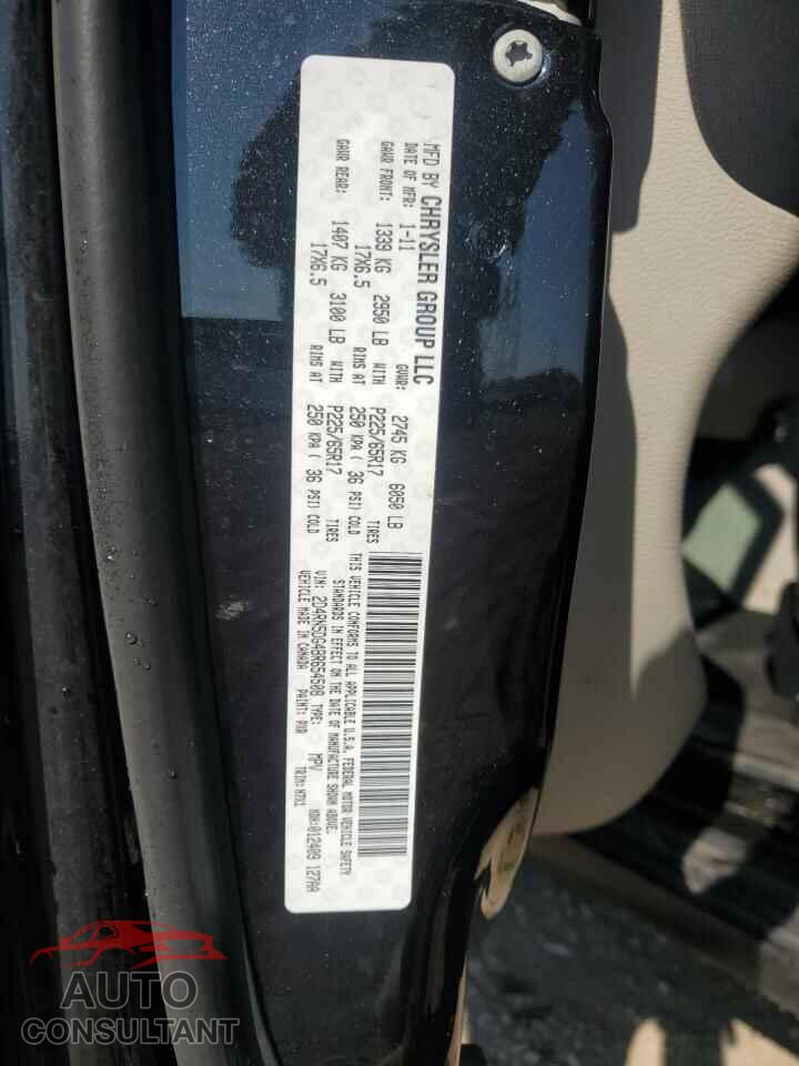 DODGE CARAVAN 2011 - 2D4RN5DG4BR654508