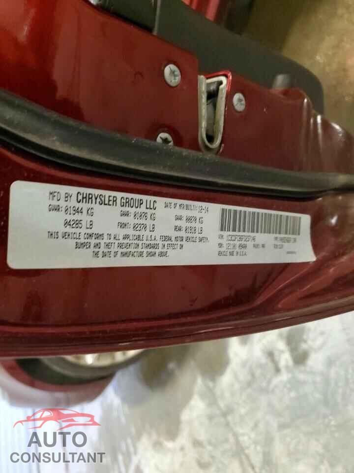 DODGE DART 2015 - 1C3CDFCB6FD237146