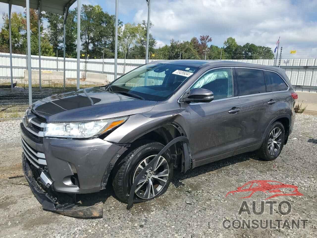 TOYOTA HIGHLANDER 2017 - 5TDBZRFH5HS414190