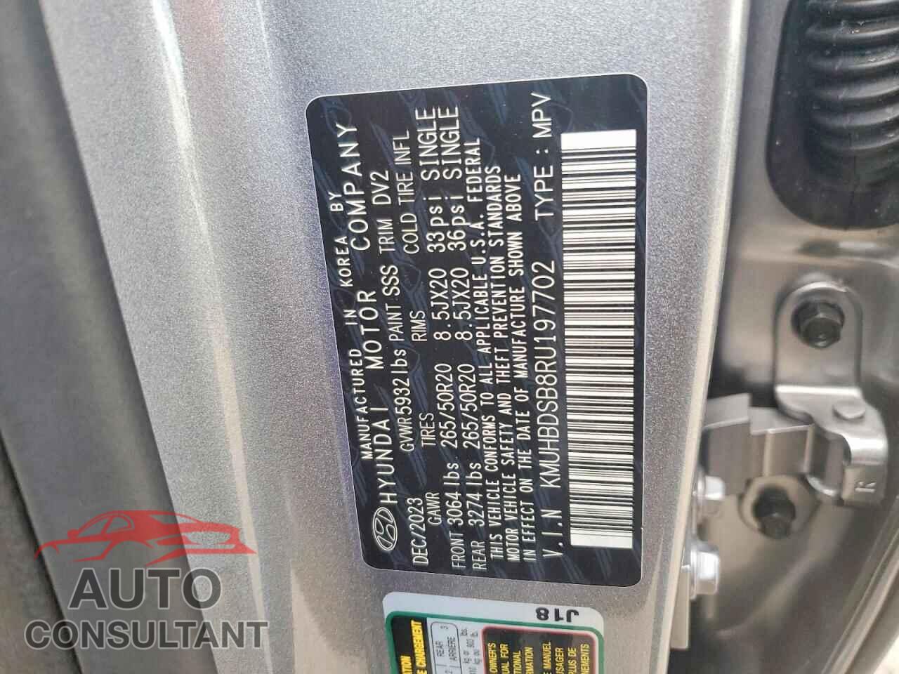 GENESIS GV80 2024 - KMUHBDSB8RU197702