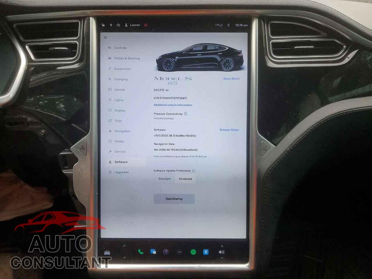 TESLA MODEL S 2014 - 5YJSA1H17EFP32417
