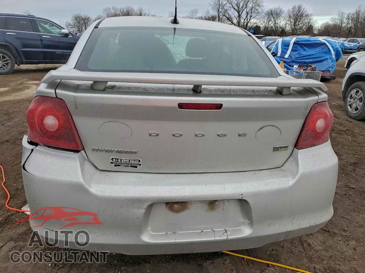 DODGE AVENGER 2012 - 1C3CDZEG8CN310095
