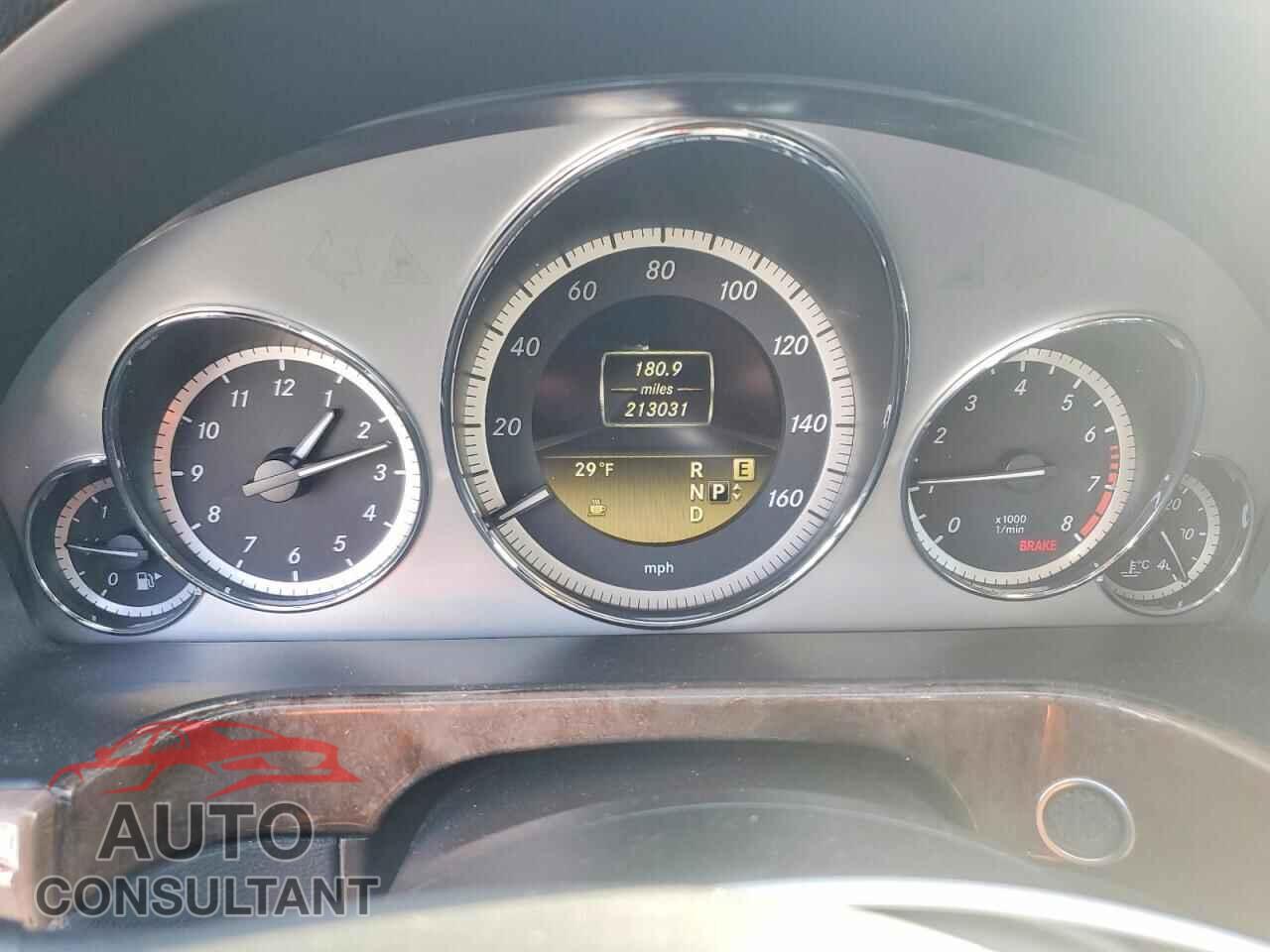 MERCEDES-BENZ E-CLASS 2012 - WDDHF8JB8CA611236