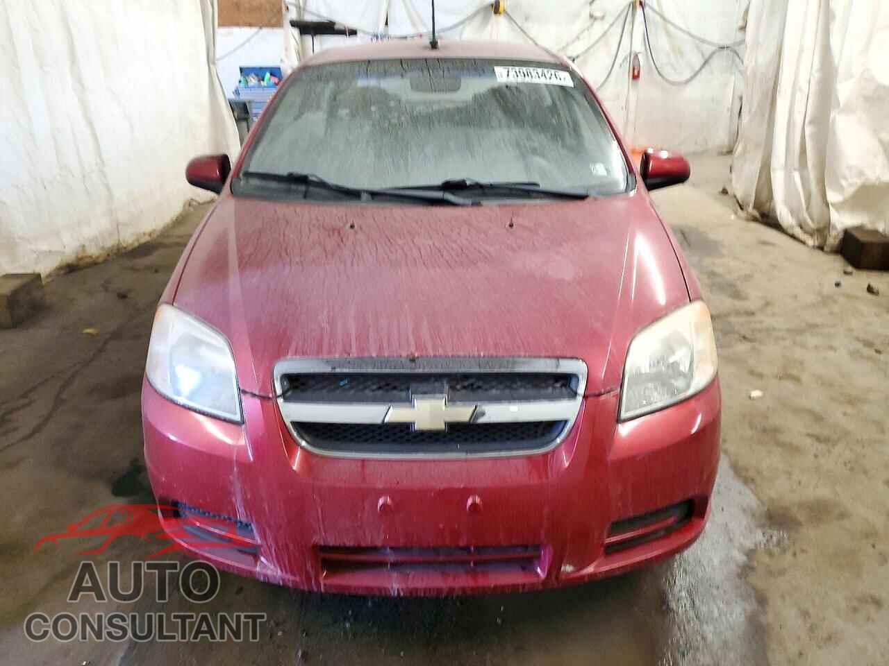 CHEVROLET AVEO 2009 - KL1TD56E39B361409