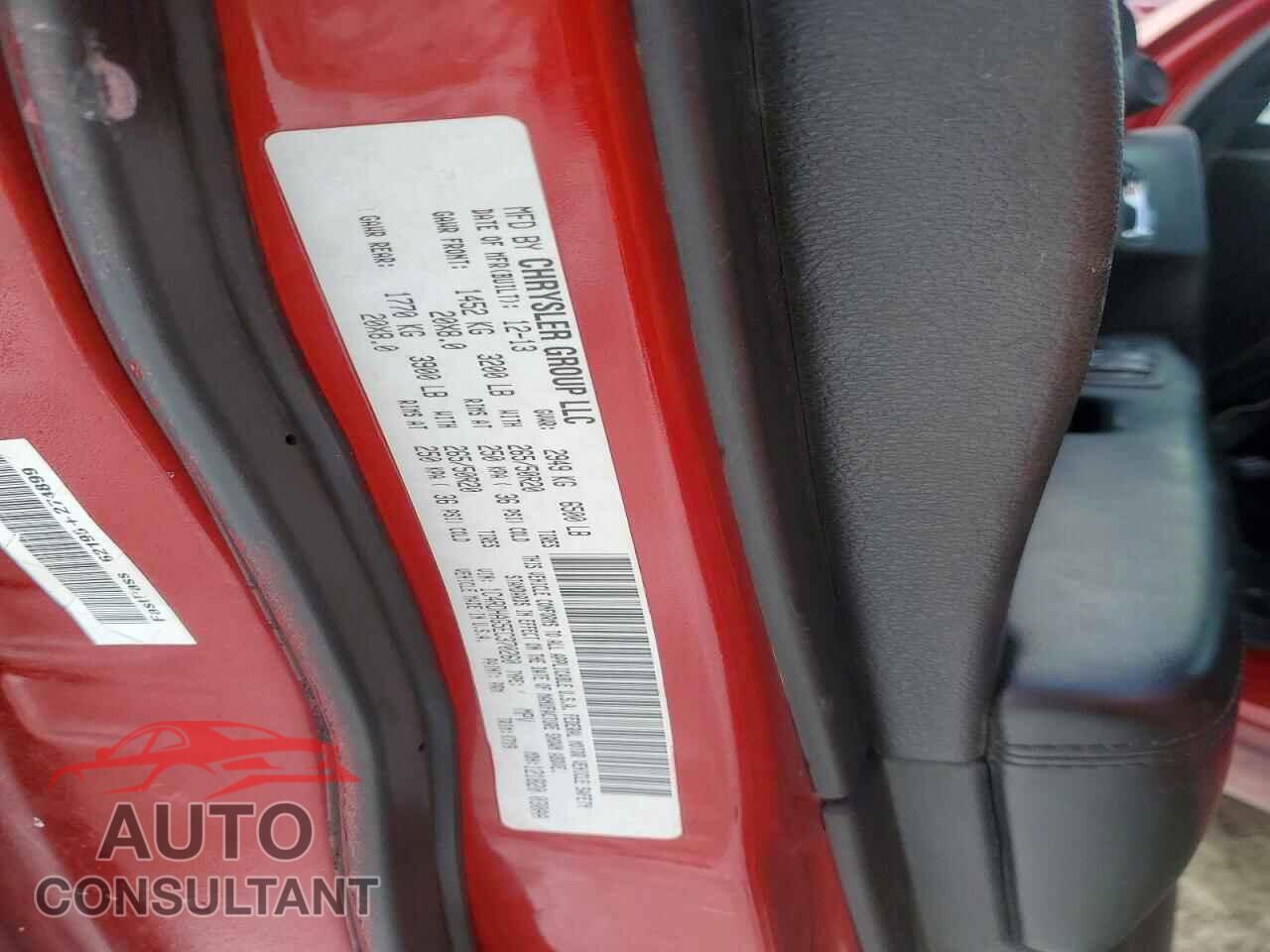 DODGE DURANGO 2014 - 1C4RDHAG5EC370260