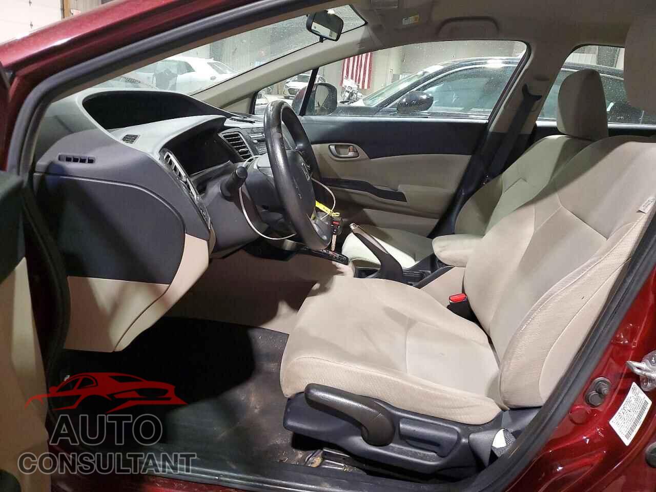 HONDA CIVIC 2013 - 2HGFB2F51DH559532