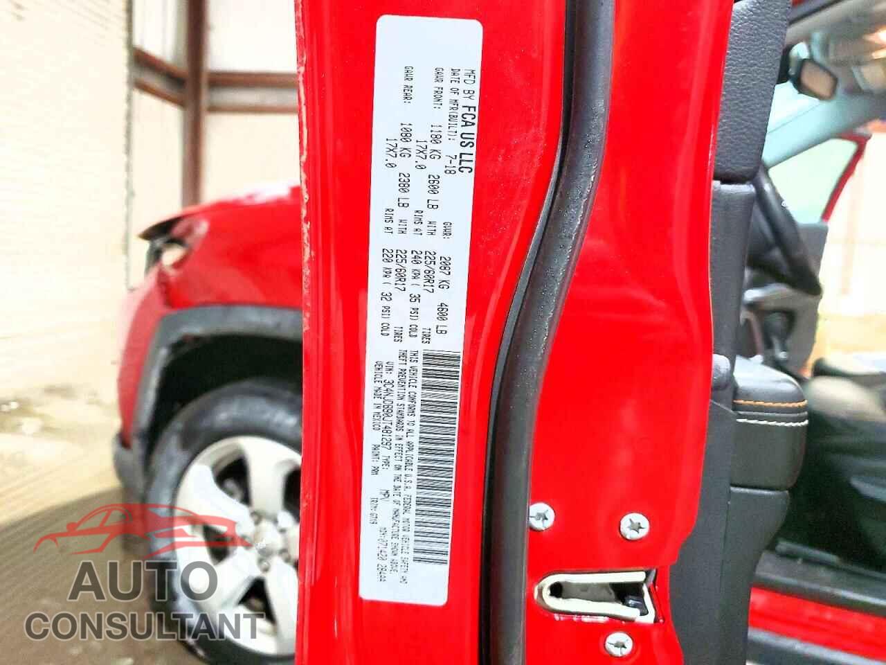 JEEP COMPASS 2018 - 3C4NJDBB0JT481297