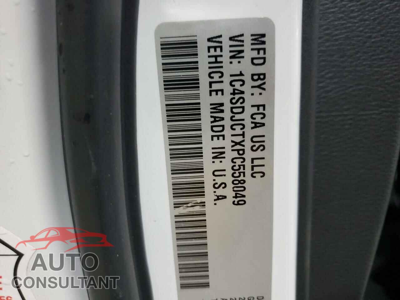 DODGE DURANGO 2023 - 1C4SDJCTXPC558049
