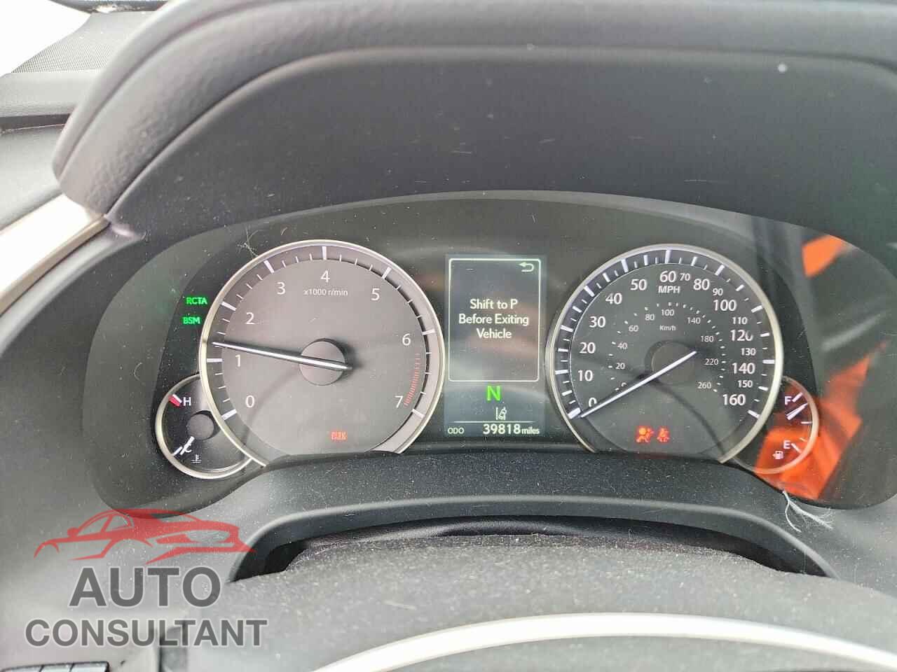 LEXUS RX 350 2019 - 2T2BZMCA7KC192810