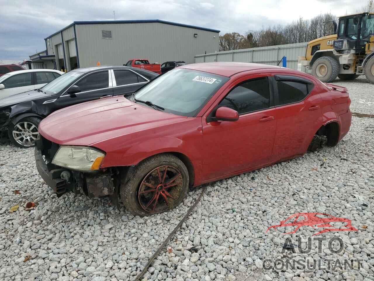 DODGE AVENGER 2013 - 1C3CDZCB2DN502458