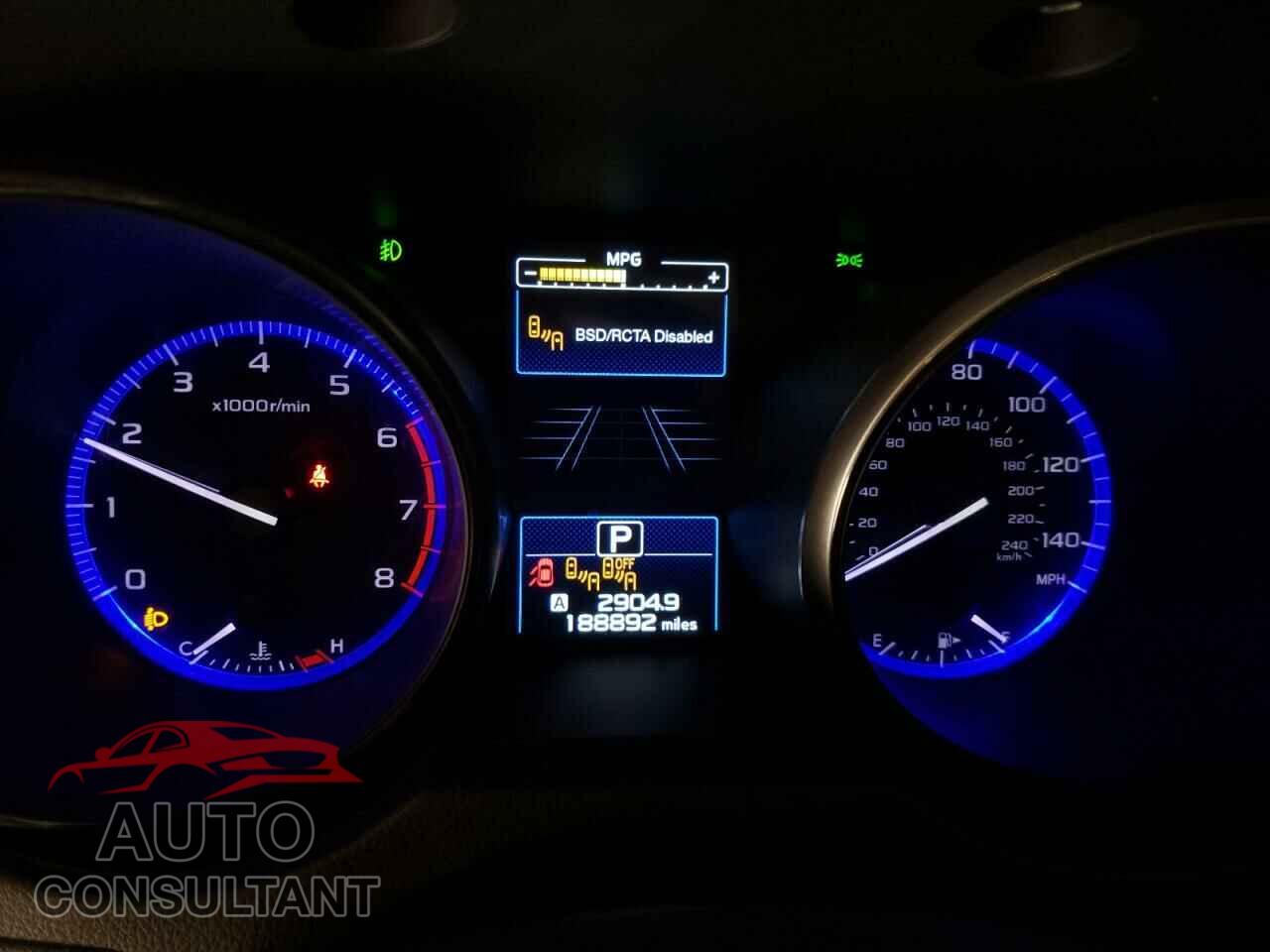 SUBARU OUTBACK 2017 - 4S4BSANC0H3289527