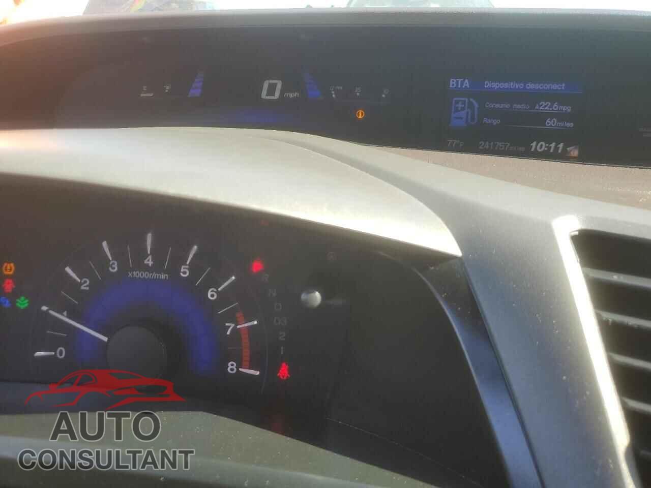 HONDA CIVIC 2012 - 19XFB2F83CE335360
