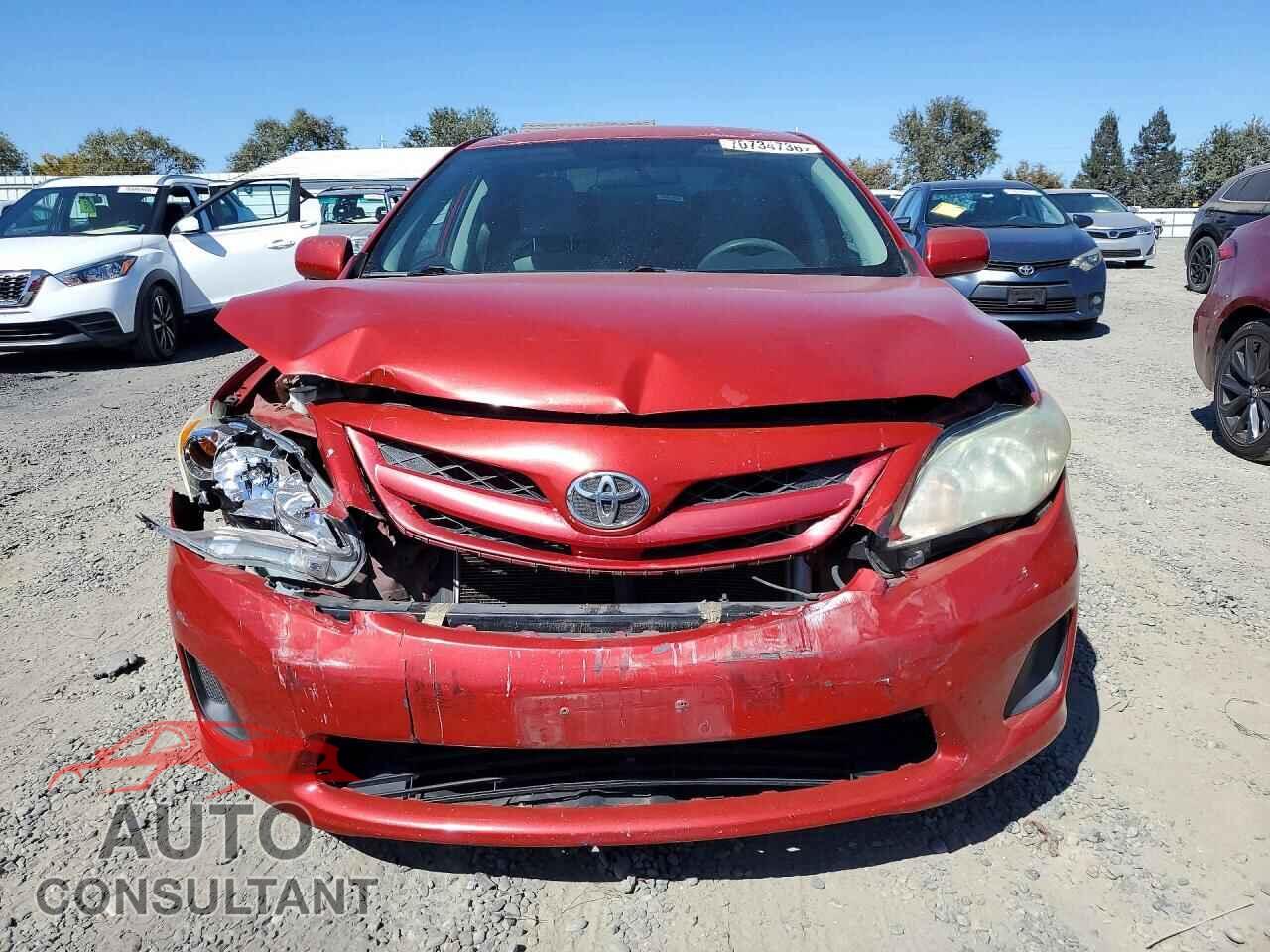 TOYOTA COROLLA 2011 - 2T1BU4EEXBC584375