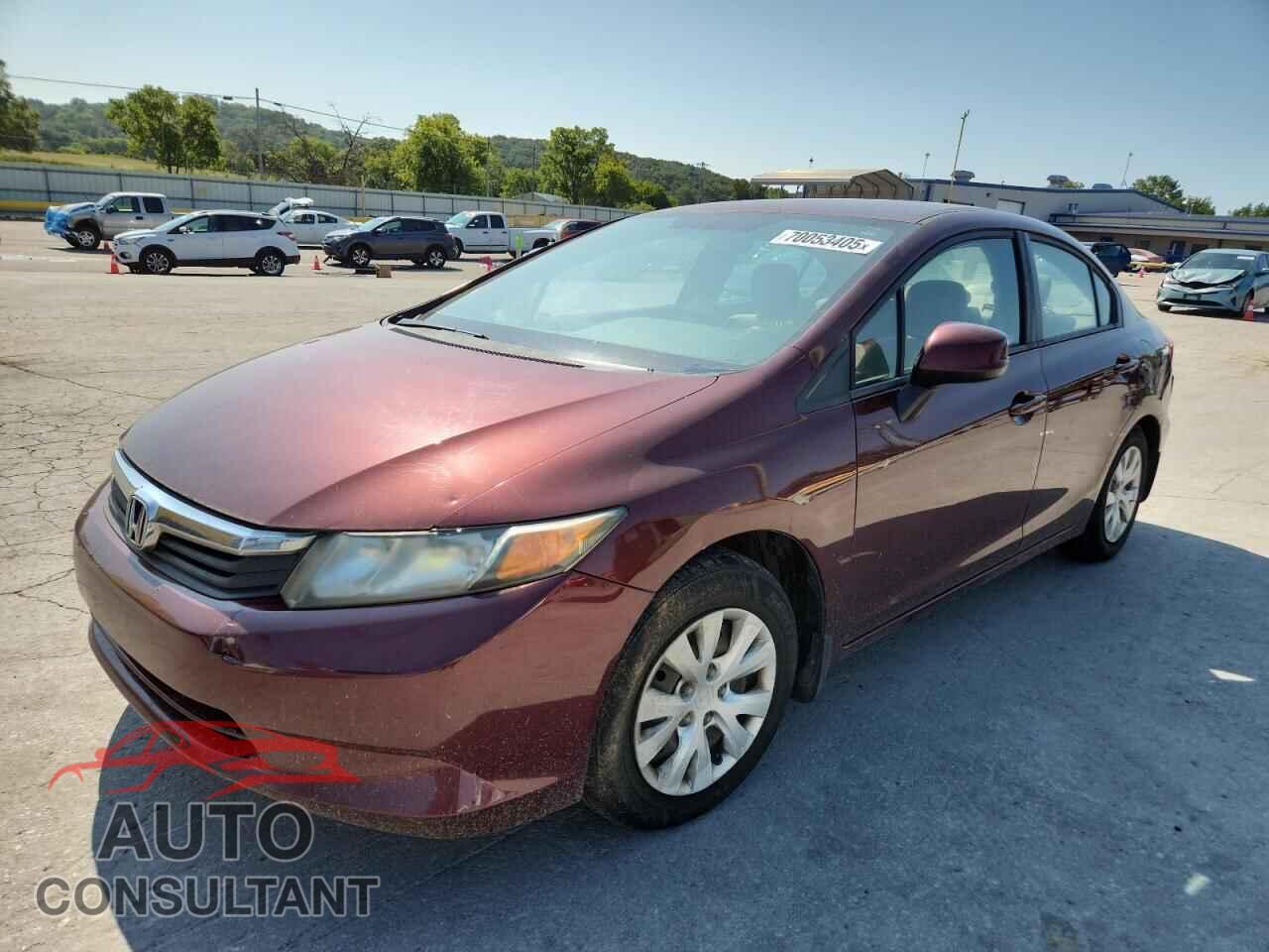 HONDA CIVIC 2012 - 19XFB2F59CE091171