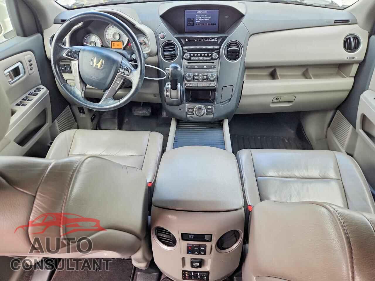 HONDA PILOT 2012 - 5FNYF3H92CB037935