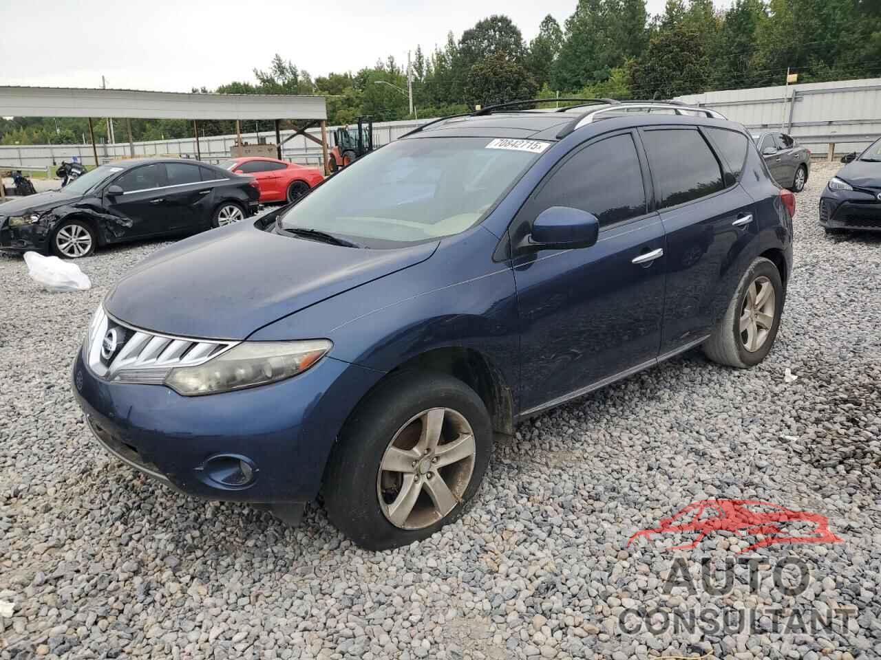NISSAN MURANO 2009 - JN8AZ18W69W113409