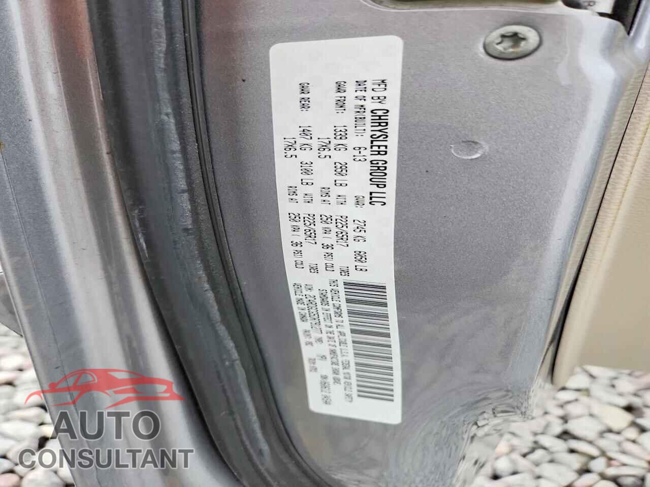 DODGE CARAVAN 2013 - 2C4RDGCG5DR791277