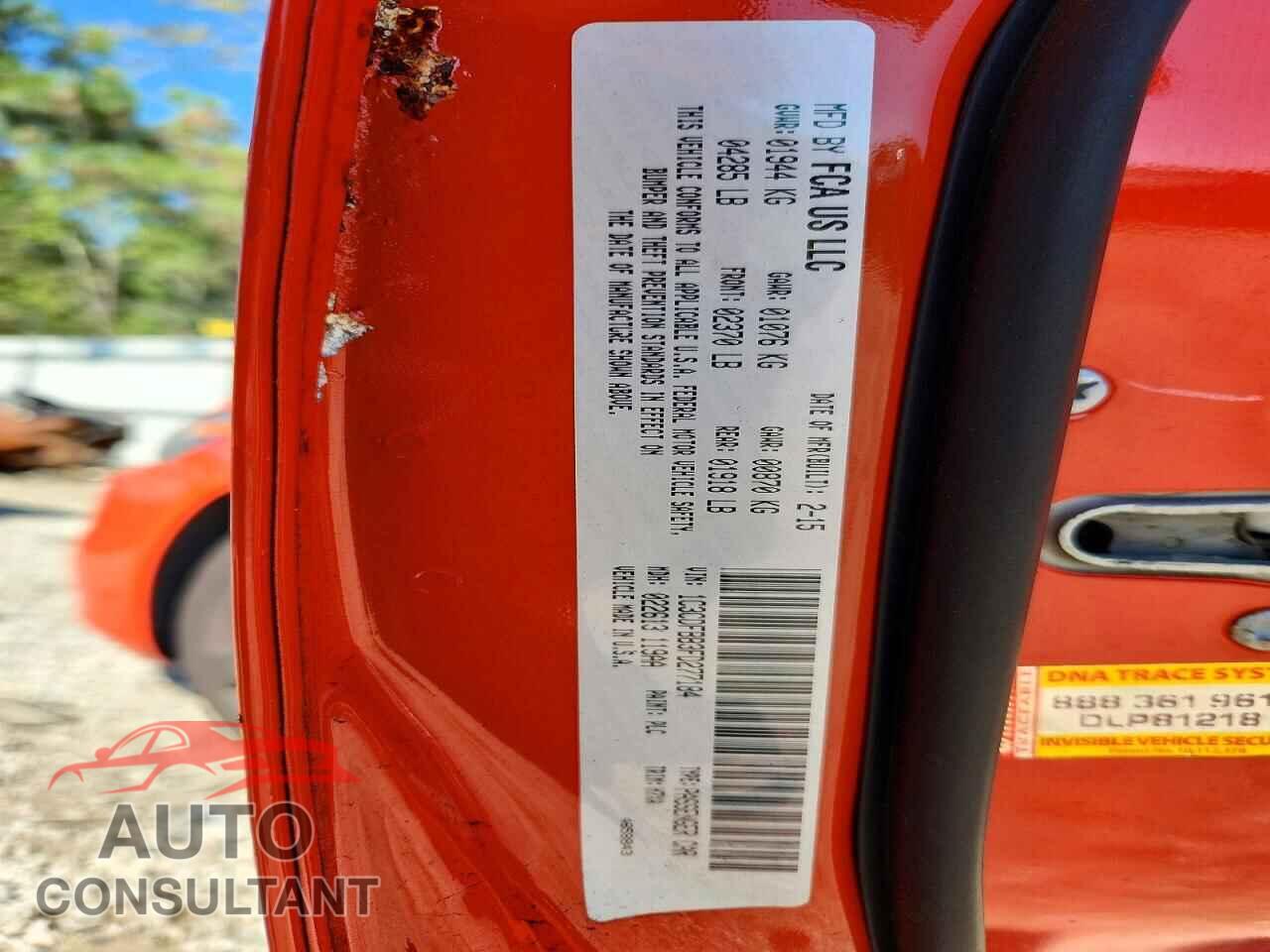 DODGE DART 2015 - 1C3CDFBB3FD277184
