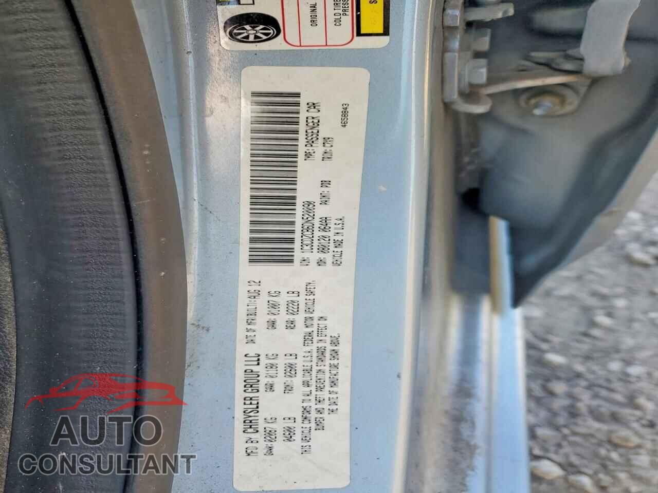 DODGE AVENGER 2013 - 1C3CDZCB6DN520090