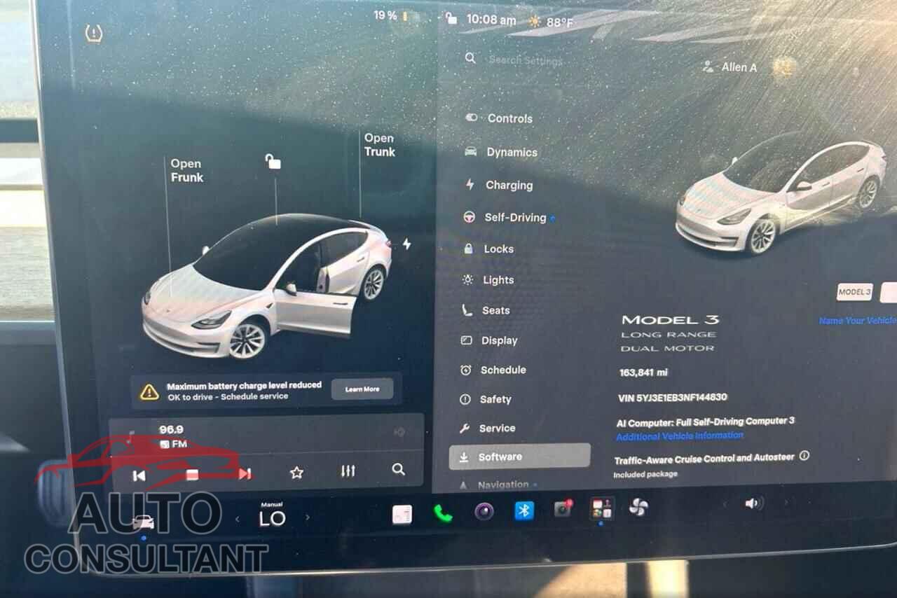 TESLA MODEL 3 2022 - 5YJ3E1EB3NF144830