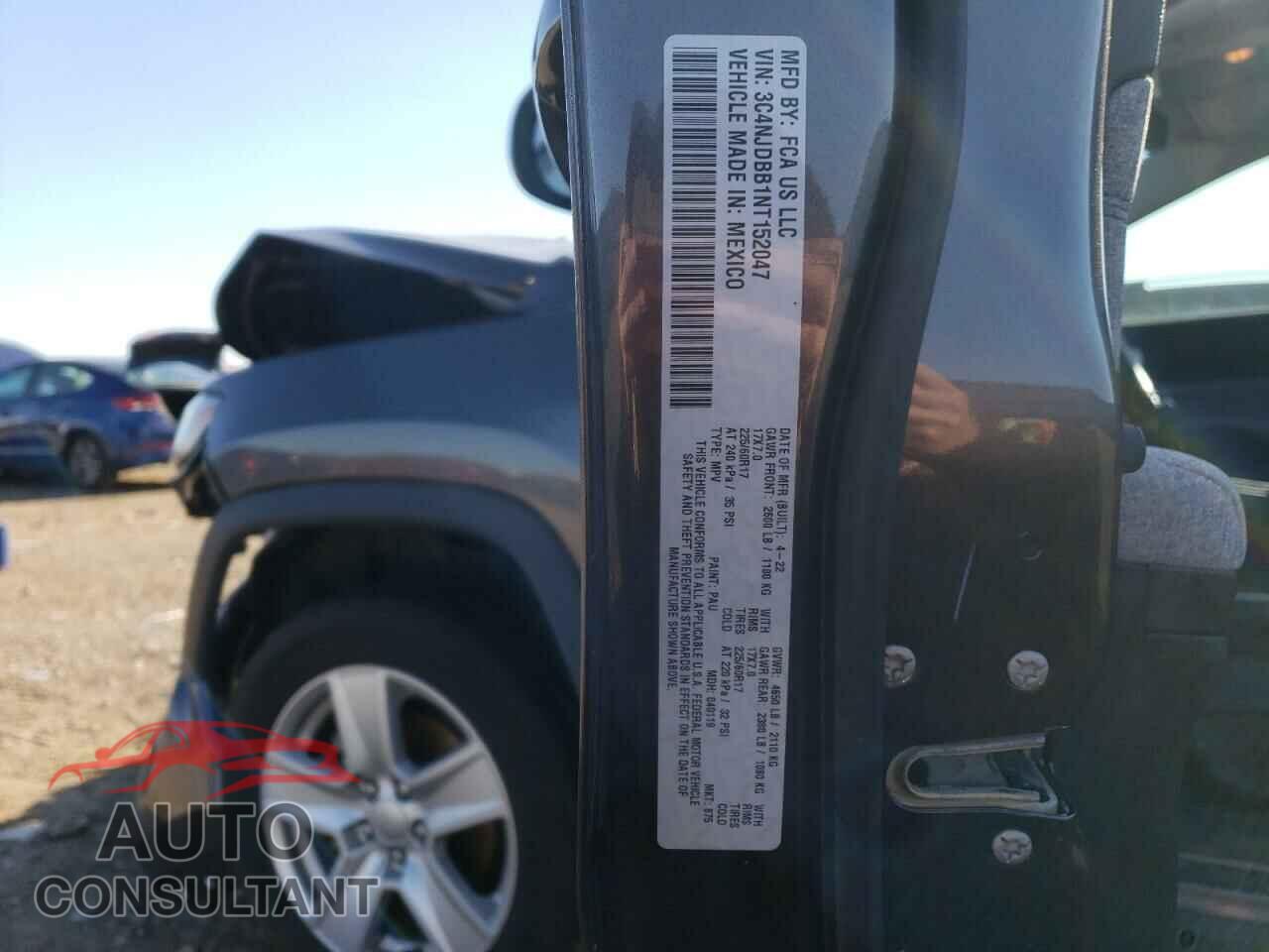 JEEP COMPASS 2022 - 3C4NJDBB1NT152047