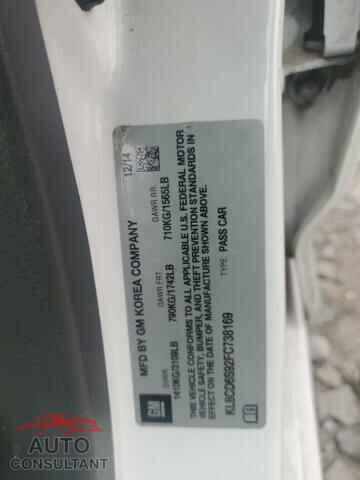 CHEVROLET SPARK 2015 - KL8CD6S92FC738169